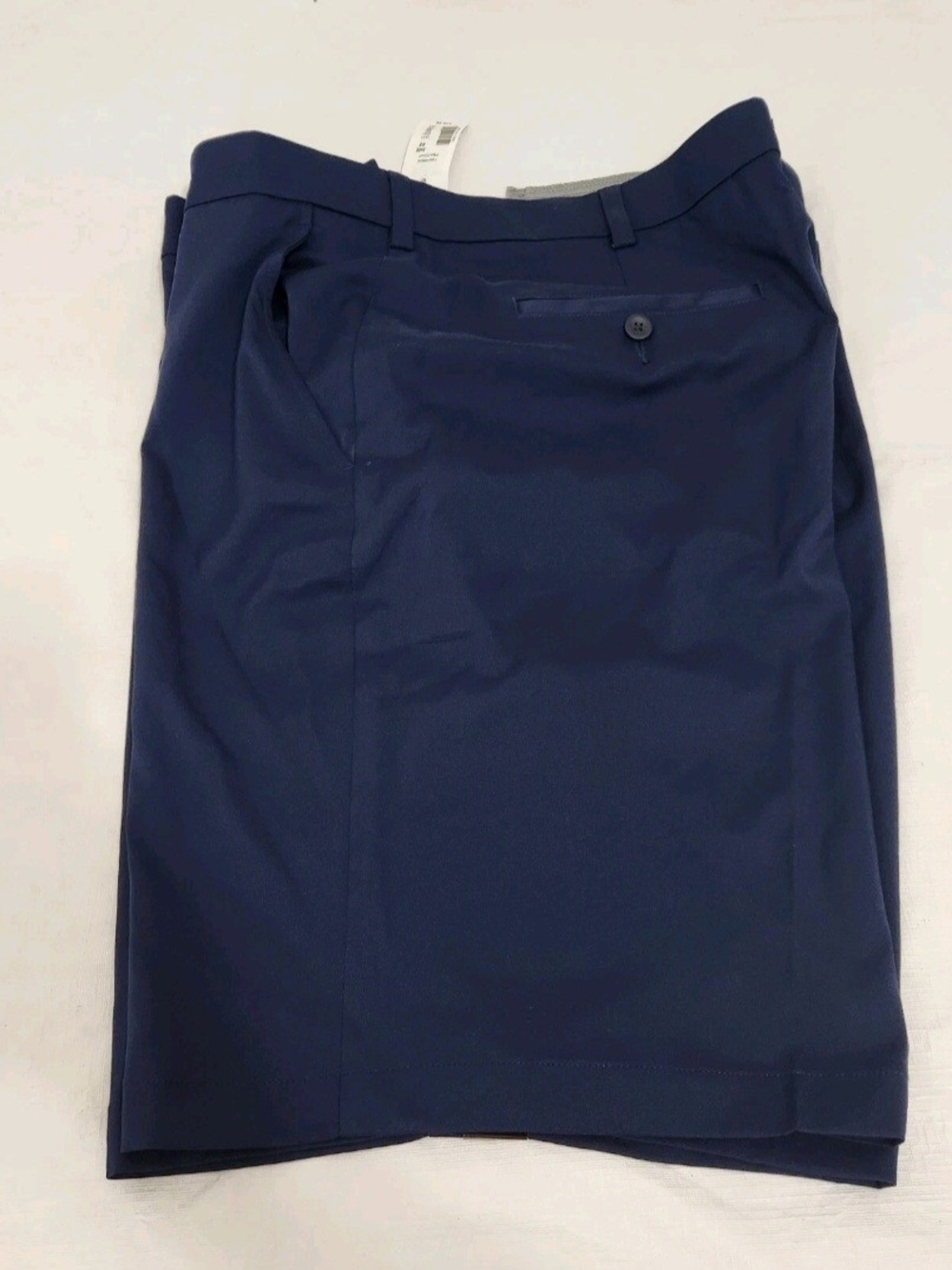 Roundtree Yorke Men's Shorts Size 42 Performance Flat Front Blue Peacoat NWT 17 - Picture 3 of 10